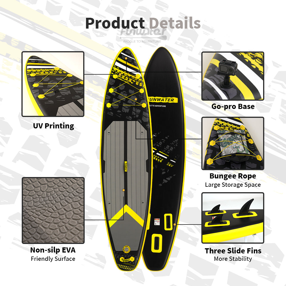 Funwater Inflatable SUP Board for Multi - Water Sports