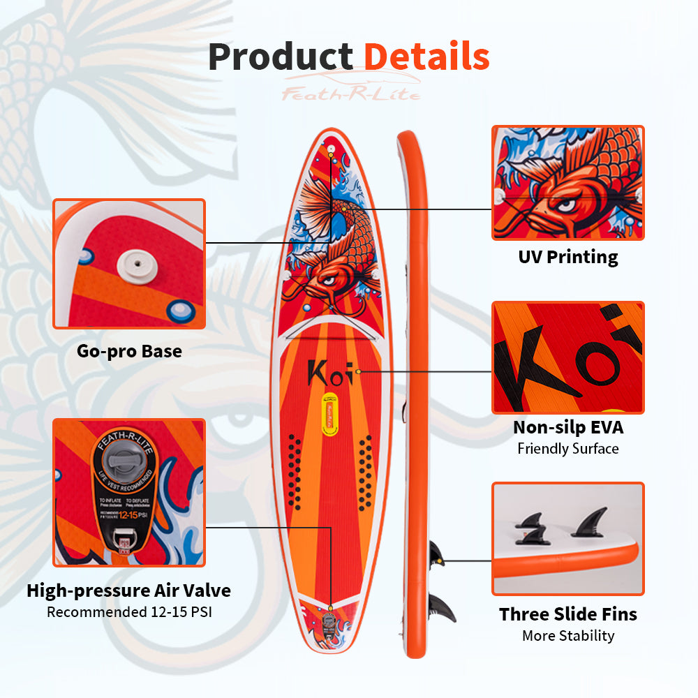 Inflatable SUP Board - Portable Paddle Board for Outdoor Water Sports