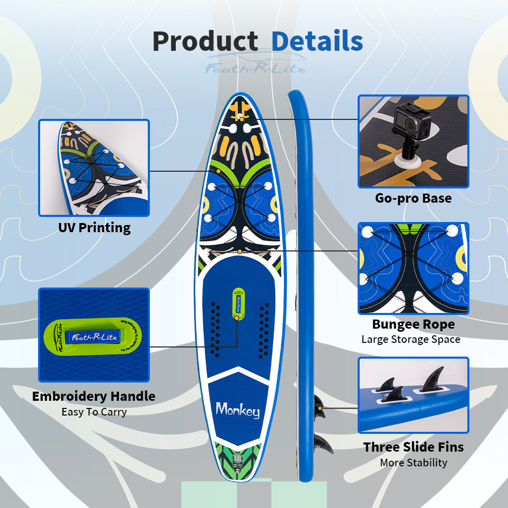 Inflatable SUP Board - Portable Paddle Board for Outdoor Water Sports
