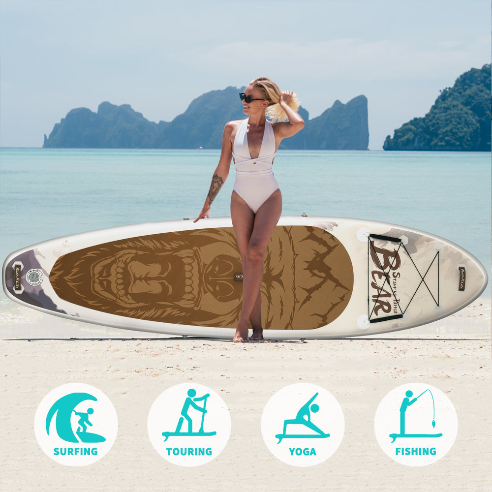 Bear - Themed Inflatable SUP Board for Multi - Water Sports