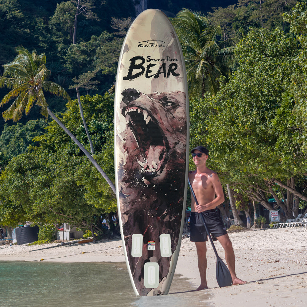 Bear - Themed Inflatable SUP Board for Multi - Water Sports