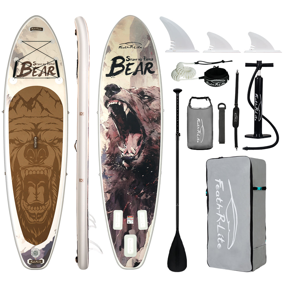Bear - Themed Inflatable SUP Board for Multi - Water Sports