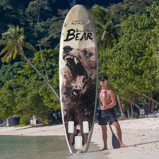 Bear - Themed Inflatable SUP Board for Multi - Water Sports
